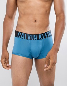 Боксеры-брифы из микрофибры с заниженной талией Calvin Klein - Синий