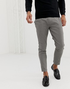 Узкие строгие брюки в ломаную клетку Pull&Bear - Рыжий