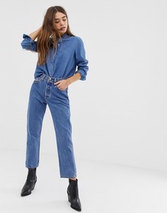 Светлые укороченные джинсы Levis 501 - Синий Levis®