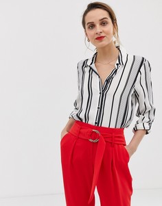 Рубашка в полоску с длинными рукавами River Island - Мульти