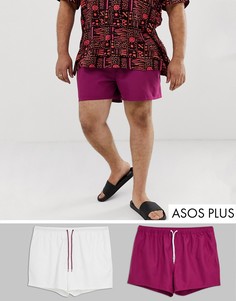 Короткие шорты для плавания ASOS DESIGN Plus - Мульти