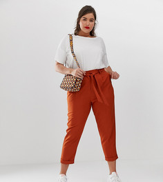 Брюки-галифе с поясом оби ASOS DESIGN Curve - Красный