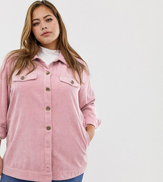 Вельветовая куртка Zizzi - Розовый
