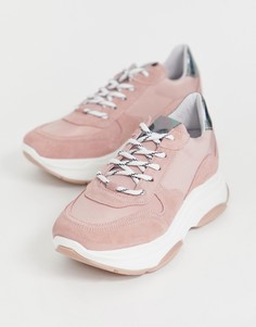 Массивные замшевые кроссовки Steve Madden - Розовый