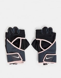 Перчатки с черной и розовой отделкой Nike Training - Мульти