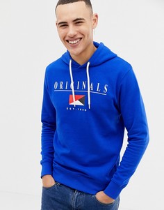 Худи с принтом Jack & Jones Originals - Синий