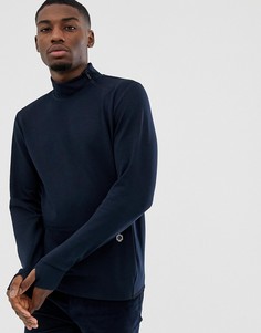 Свитшот с воротом на молнии Jack & Jones Core - Темно-синий
