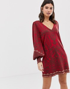 Платье мини Free People - Мульти
