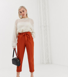 Брюки-галифе с поясом оби ASOS DESIGN Petite - Красный