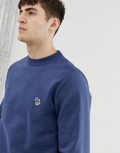 Темно-синий свитшот с круглым вырезом и логотипом PS Paul Smith - Темно-синий
