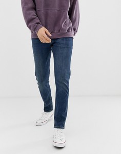 Темные узкие джинсы ASOS DESIGN - Синий