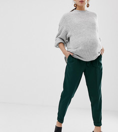 Брюки-галифе с поясом оби ASOS DESIGN Maternity - Зеленый
