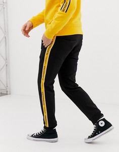Джоггеры с отделкой лентой по бокам Jack & Jones Core - Черный