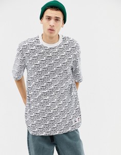 Белая oversize-футболка с фирменным принтом Tommy Jeans - Белый