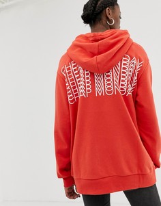 Худи с принтом логотипа Cheap Monday - Оранжевый