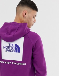 Худи фиолетового цвета с рукавами реглан The North Face - Фиолетовый
