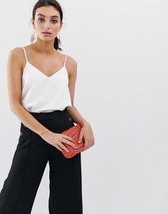 Белый топ на бретельках River Island - Белый