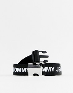Тканый ремень Tommy Jeans - Черный