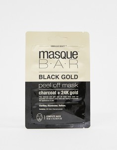 Маска-пилинг с активированным углем и частицами 24-каратного золота MasqueBAR Black Gold - Бесцветный
