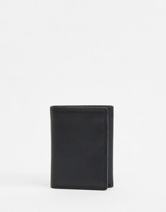 Черный кожаный бумажник Peter Werth - Черный