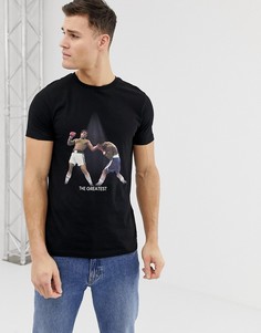 Футболка с принтом ASOS DESIGN - Черный