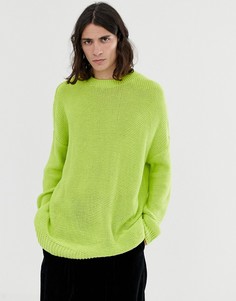 Зеленый фактурный oversize-джемпер ASOS DESIGN - Зеленый