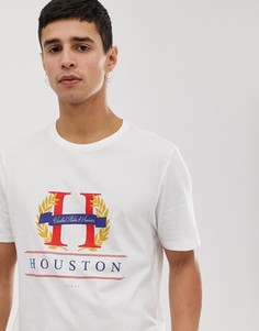 Белая футболка с принтом New Look Houston - Белый