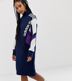 Платье с высоким воротом adidas - Синий