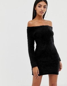 Платье мини с длинными рукавами Missguided - Черный