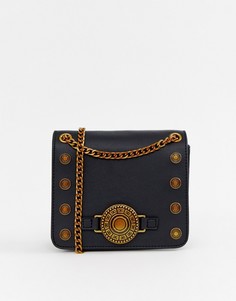 Сумка через плечо с отделкой заклепками ASOS DESIGN - Черный
