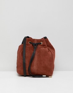 Замшевая сумка дафл ASOS DESIGN - Красный