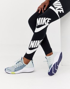 Серо-лаймовые кроссовки Nike Training Air Zoom Elevate - Серый