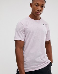 Розовая футболка из дышащей ткани Nike Training - Розовый