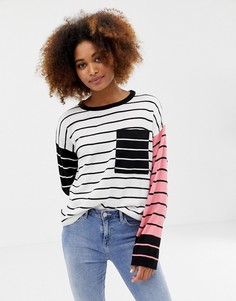 Джемпер в полоску Brave Soul jenga - Черный