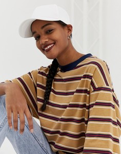 Однотонная бейсболка ASOS DESIGN - Белый