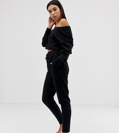 Комбинируемые джоггеры для дома с завышенной талией ASOS DESIGN - Черный