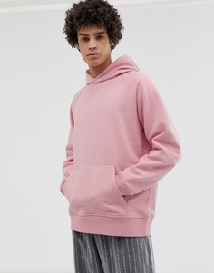 Oversize-худи из плотного розового трикотажа ASOS WHITE - Розовый