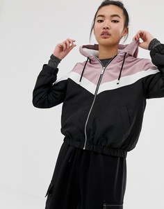 Куртка на молнии с флисовой подкладкой New Look - Черный