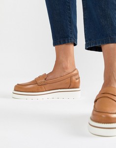 Кожаные лоферы Aldo - Рыжий