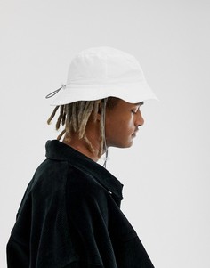 Белая шляпа с отделкой шнуром ASOS DESIGN - Белый