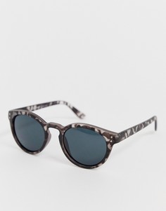 Серые круглые солнцезащитные очки AJ Morgan - Серый