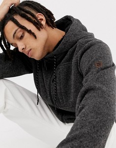 Черная флисовая куртка на молнии Billabong - Черный