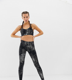 Леггинсы с принтом Reebok Training Constellation - Мульти