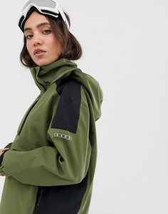 Куртка для сноубординга с герметичными швами ASOS 4505 ski minimal - Зеленый