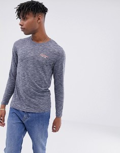 Лонгслив с логотипом на груди Jack & Jones Core - Серый
