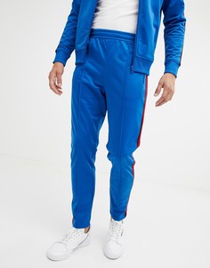 Синие спортивные штаны с отделкой кантом United Colors Of Benetton - Синий