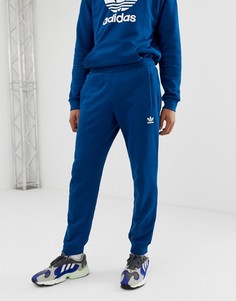Синие джоггеры с логотипом-трилистником adidas Originals - Синий