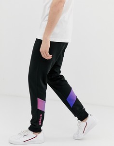 Черные спортивные брюки с графическим принтом adidas Originals - Черный