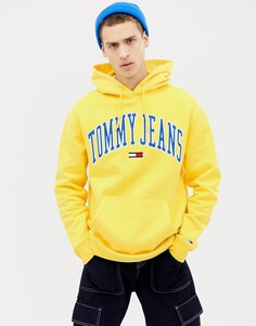 Желтый худи свободного кроя Tommy Jeans - Желтый