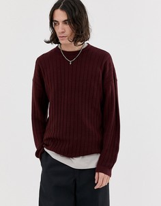 Фактурный фиолетовый джемпер ASOS DESIGN - Фиолетовый